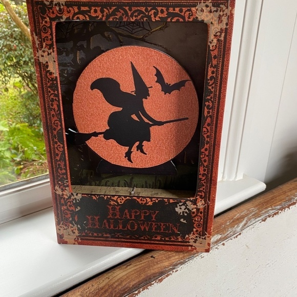 Halloween Light Up Witch Book / Stash Box - Picture 5 of 7